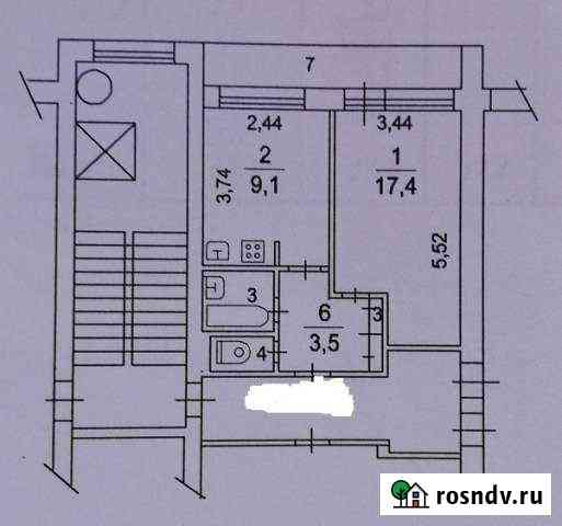 1-комнатная квартира, 36 м², 7/9 эт. на продажу в Пущино Пущино