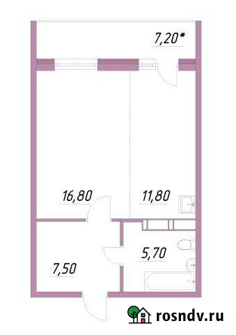 1-комнатная квартира, 45 м², 10/16 эт. на продажу в Петрозаводске Петрозаводск - изображение 1