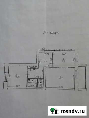 2-комнатная квартира, 51 м², 5/5 эт. на продажу в Юрге Юрга - изображение 1