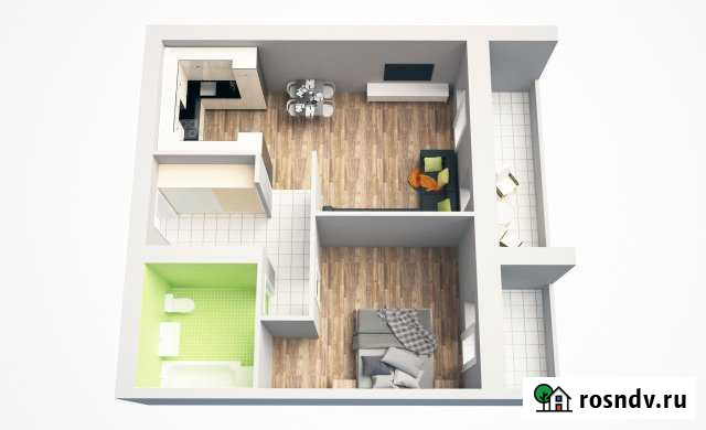 2-комнатная квартира, 57 м², 3/4 эт. на продажу в Южноуральске Южноуральск - изображение 1