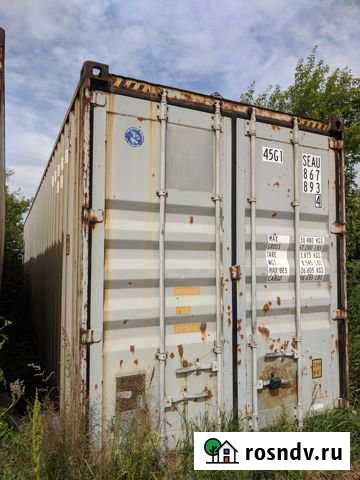Контейнер 40 футов на закрытой территории, 53.4 кв.м. Омск - изображение 1