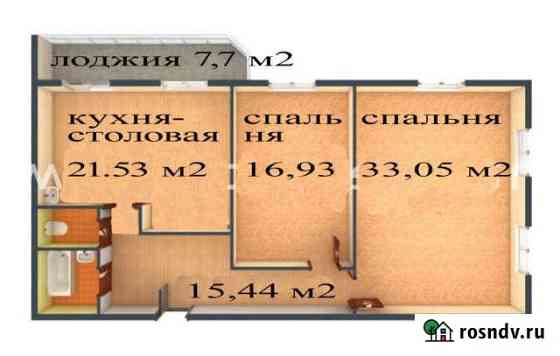 3-комнатная квартира, 93 м², 2/9 эт. на продажу в Арамиле Арамиль
