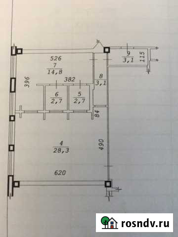 Офисное помещение, 55 кв.м. Новосибирск - изображение 1