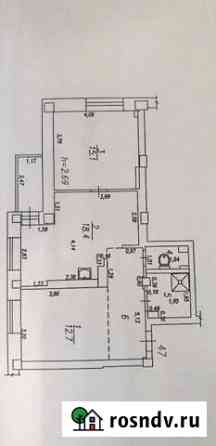 3-комнатная квартира, 66 м², 12/17 эт. на продажу в Новокузнецке Новокузнецк