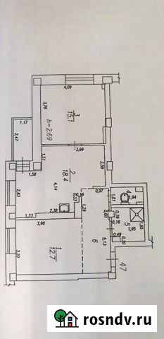 3-комнатная квартира, 66 м², 12/17 эт. на продажу в Новокузнецке Новокузнецк - изображение 1