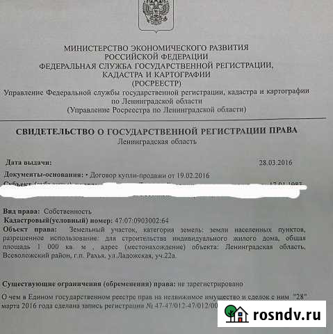 Участок ИЖС 11 сот. на продажу в Рахье Рахья - изображение 1