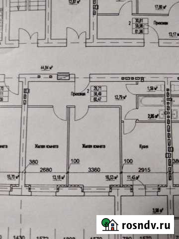 2-комнатная квартира, 60 м², 2/9 эт. на продажу в Тамбове Тамбов - изображение 1