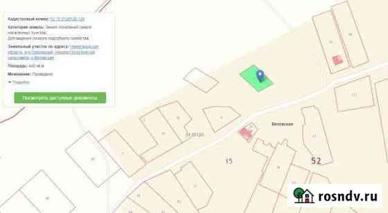 Участок ИЖС 4 сот. на продажу в Балахне Балахна