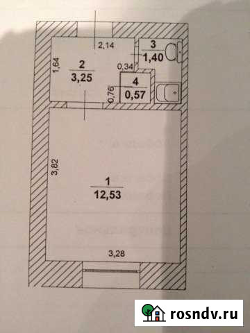 Квартира-студия, 18 м², 5/5 эт. на продажу в Ульяновске Ульяновск - изображение 1