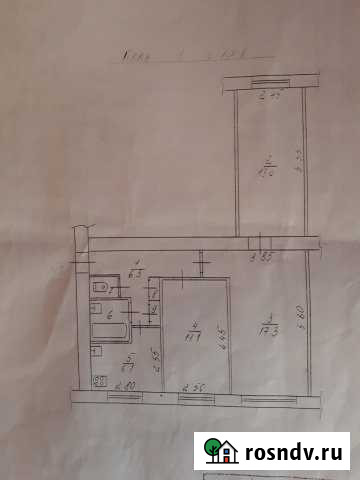 3-комнатная квартира, 58 м², 1/2 эт. на продажу в Боровичах Боровичи - изображение 1