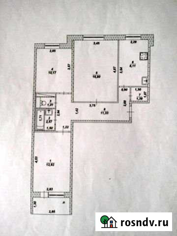 3-комнатная квартира, 63 м², 3/9 эт. на продажу в Димитровграде Димитровград - изображение 1