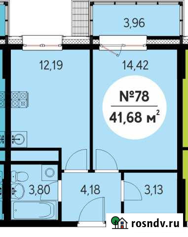 1-комнатная квартира, 41 м², 9/11 эт. на продажу в Обнинске Обнинск - изображение 1