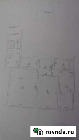 2-комнатная квартира, 61 м², 2/2 эт. на продажу в Канске Канск - изображение 1