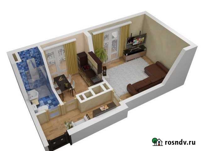 Квартира-студия, 38 м², 4/7 эт. на продажу в Геленджике Геленджик - изображение 1