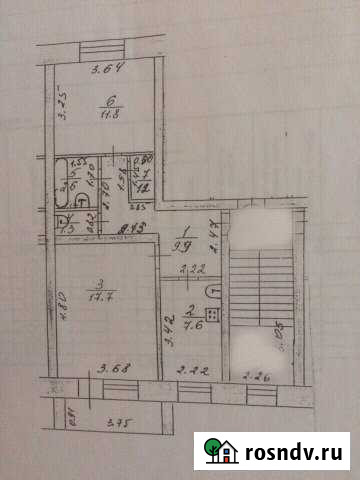 2-комнатная квартира, 52 м², 2/5 эт. на продажу в Касимове Касимов - изображение 1
