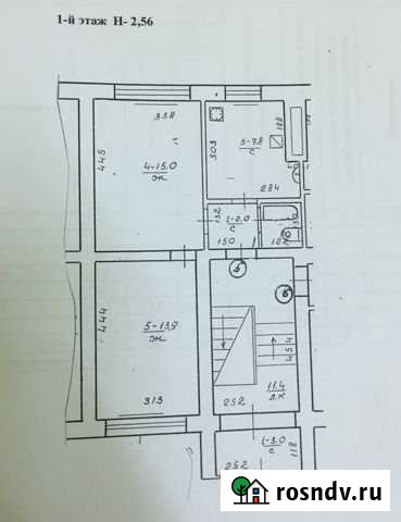 2-комнатная квартира, 40 м², 1/2 эт. на продажу в Черняховске Черняховск - изображение 1