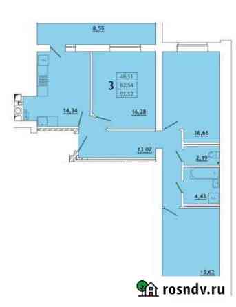 3-комнатная квартира, 91 м², 5/10 эт. на продажу в Смоленске Смоленск