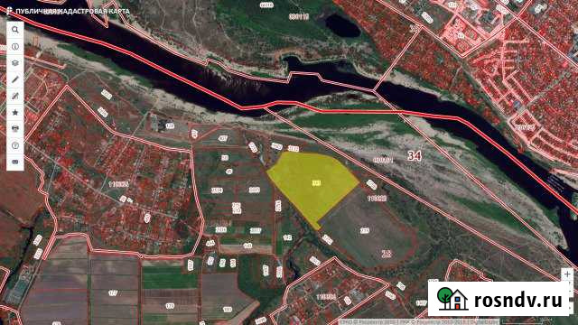 Участок СНТ, ДНП 2220 сот. на продажу в Средней Ахтубе Средняя Ахтуба - изображение 1