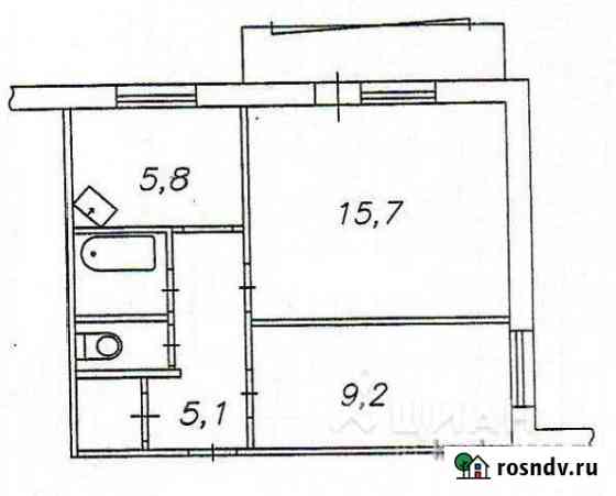 2-комнатная квартира, 41 м², 7/9 эт. на продажу в Усть-Илимске Усть-Илимск