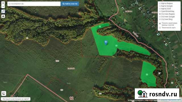 Участок СНТ, ДНП 1000 сот. на продажу в Морках Морки - изображение 1