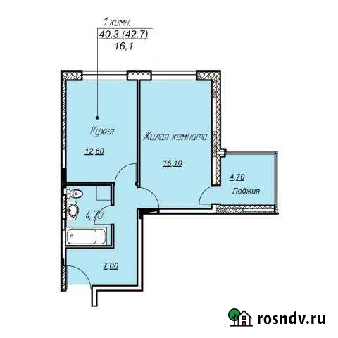1-комнатная квартира, 42 м², 3/19 эт. на продажу в Тольятти Тольятти - изображение 1