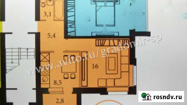 1-комнатная квартира, 36 м², 3/3 эт. на продажу в Щёлково Щёлково - изображение 1