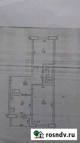 2-комнатная квартира, 54 м², 1/5 эт. на продажу в Амурске Амурск - изображение 1
