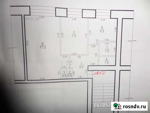2-комнатная квартира, 39 м², 1/5 эт. в аренду на длительный срок в Белогорске Амурской области Белогорск - изображение 1