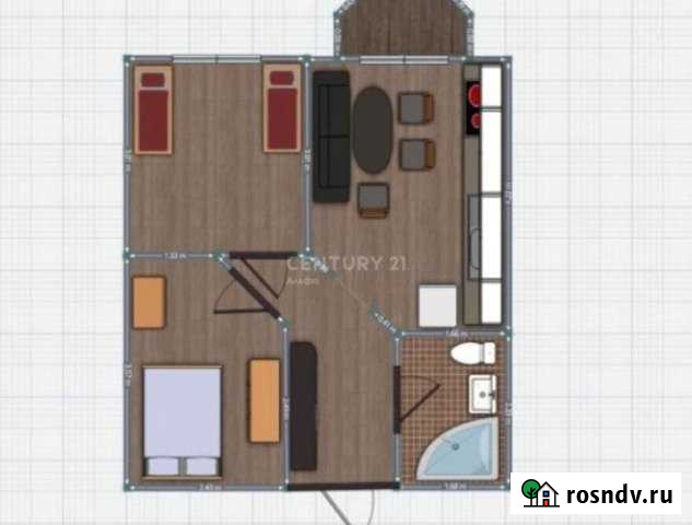 2-комнатная квартира, 60 м², 6/17 эт. на продажу в Петрозаводске Петрозаводск - изображение 1
