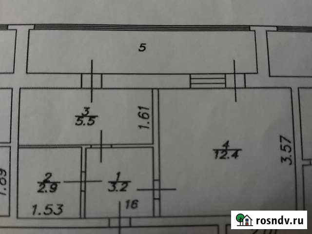 1-комнатная квартира, 24 м², 3/5 эт. на продажу в Нариманове Нариманов - изображение 1