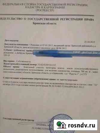 Участок СНТ, ДНП 7 сот. на продажу в Добруне Добрунь
