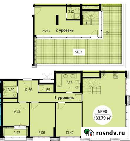 4-комнатная квартира, 133 м², 10/11 эт. на продажу в Обнинске Обнинск - изображение 1
