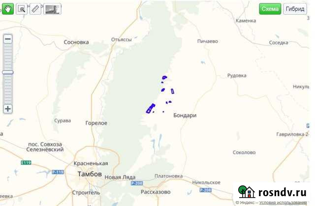 Участок СНТ, ДНП 70010 сот. на продажу в Бондарях Бондари - изображение 1