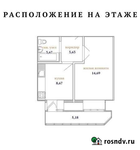 1-комнатная квартира, 33 м², 6/16 эт. на продажу в Кирове Киров - изображение 1