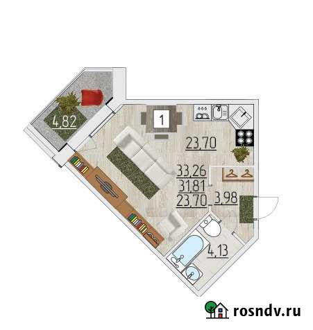 Квартира-студия, 33 м², 14/19 эт. на продажу в Улан-Удэ Улан-Удэ - изображение 1