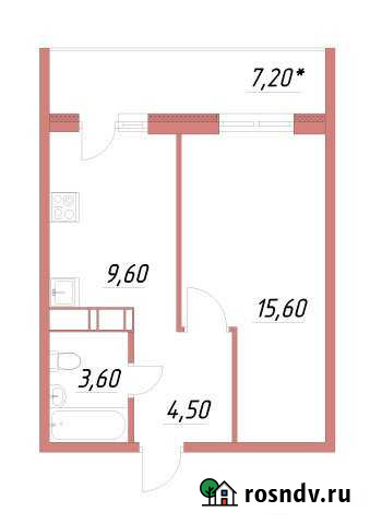 1-комнатная квартира, 36 м², 5/16 эт. на продажу в Петрозаводске Петрозаводск - изображение 1
