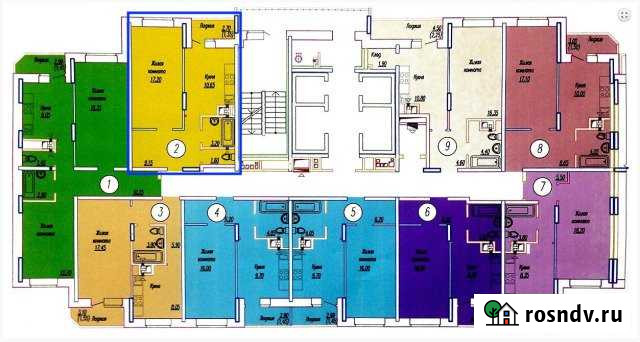 1-комнатная квартира, 43 м², 5/24 эт. на продажу в Ульяновске Ульяновск - изображение 1