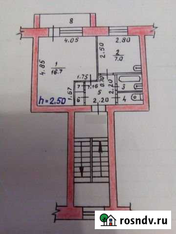 1-комнатная квартира, 33 м², 5/5 эт. на продажу в Назарово Назарово - изображение 1