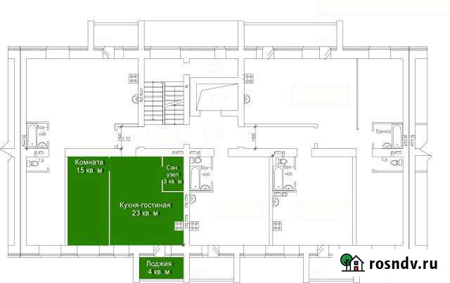 2-комнатная квартира, 41 м², 2/9 эт. на продажу в Кургане Курган - изображение 1