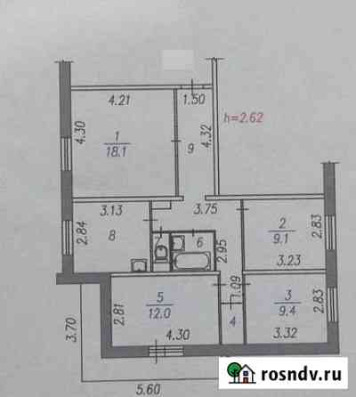 4-комнатная квартира, 77 м², 1/10 эт. на продажу в Новокузнецке Новокузнецк