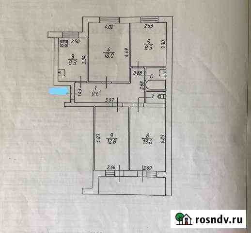 4-комнатная квартира, 80 м², 8/9 эт. на продажу в Великом Новгороде Великий Новгород