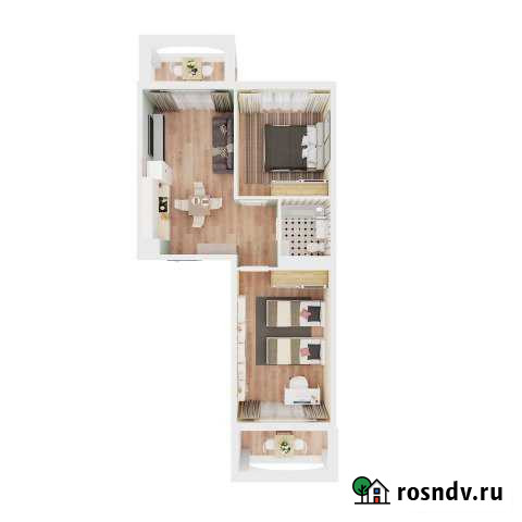 3-комнатная квартира, 58 м², 3/5 эт. на продажу в Анапе Анапа - изображение 1