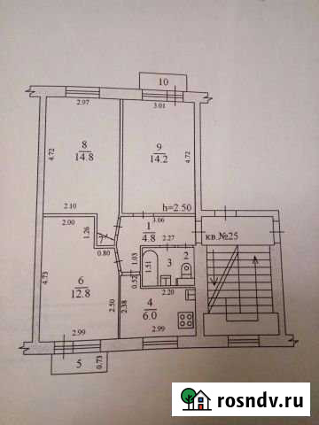 2-комнатная квартира, 55 м², 4/5 эт. на продажу в Щёлково Щёлково - изображение 1