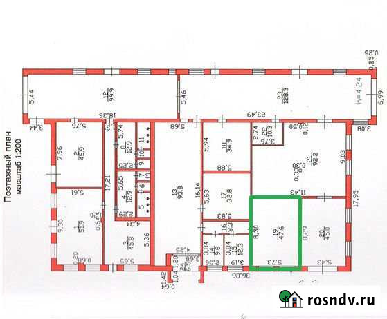 Помещение свободного назначения, 47.6 кв.м. Петрозаводск - изображение 1
