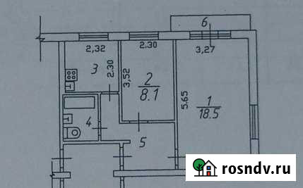 2-комнатная квартира, 42 м², 3/5 эт. на продажу в Железнодорожном Московской области Железнодорожный - изображение 1