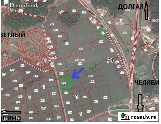 Участок СНТ, ДНП 250 сот. на продажу в Долгодеревенском Долгодеревенское - изображение 1