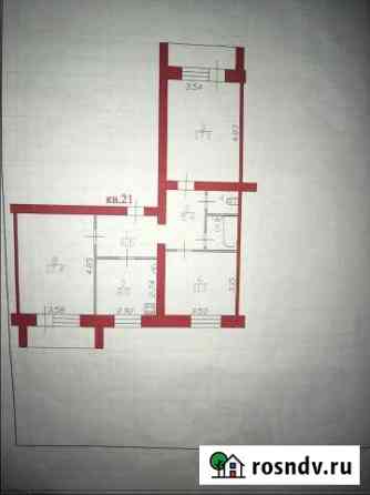 3-комнатная квартира, 69 м², 1/5 эт. на продажу в Кузнецке Кузнецк