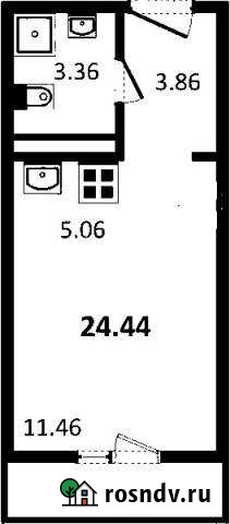 Квартира-студия, 24 м², 5/5 эт. на продажу в Екатеринбурге Екатеринбург - изображение 1