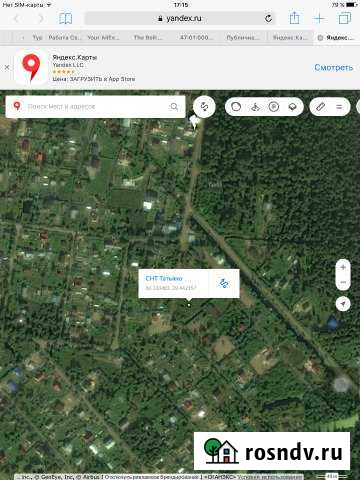 Участок СНТ, ДНП 8 сот. на продажу в Рощино Ленинградской области Рощино - изображение 1