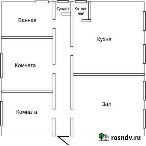 Дом 117 м² на участке 20 сот. на продажу в Краснохолме Краснохолм